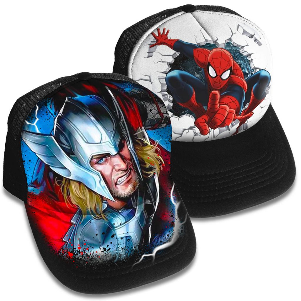 Casquette custom Marvel/DC personnalisée