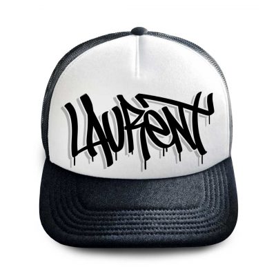 Custom "Graffiti Tag - Prénom ou Blaze" personnalisé sur casquette