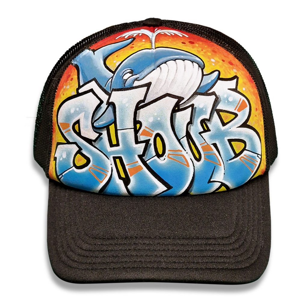Casquette custom prénom graffiti personnalisé