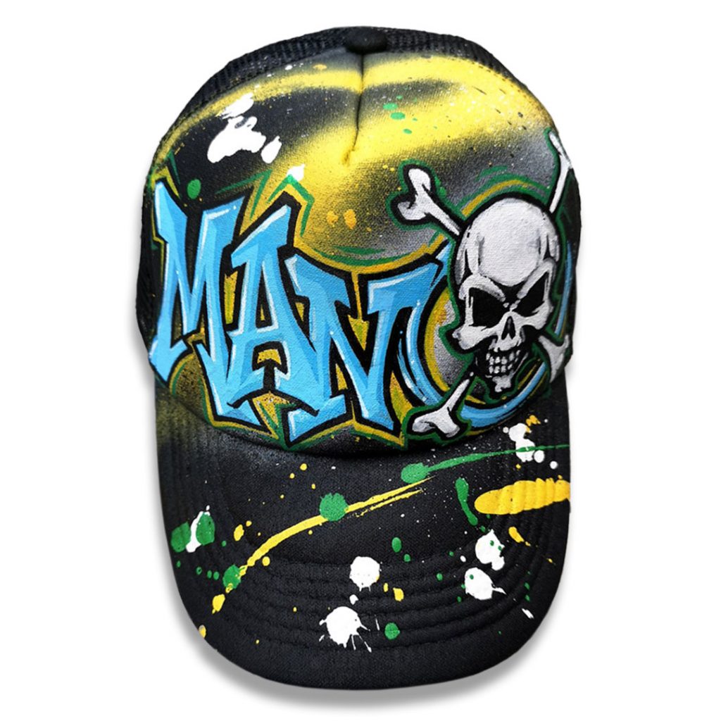 Casquette custom prénom graffiti personnalisé