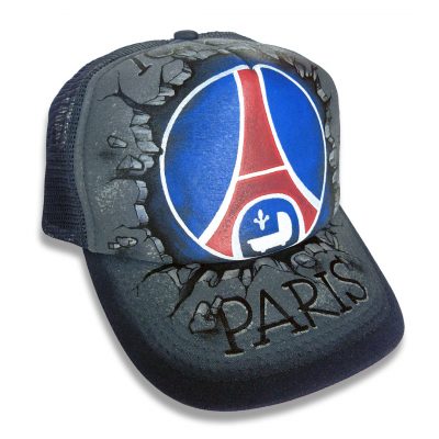 Logo Club supporter sur casquette custom personnalisée