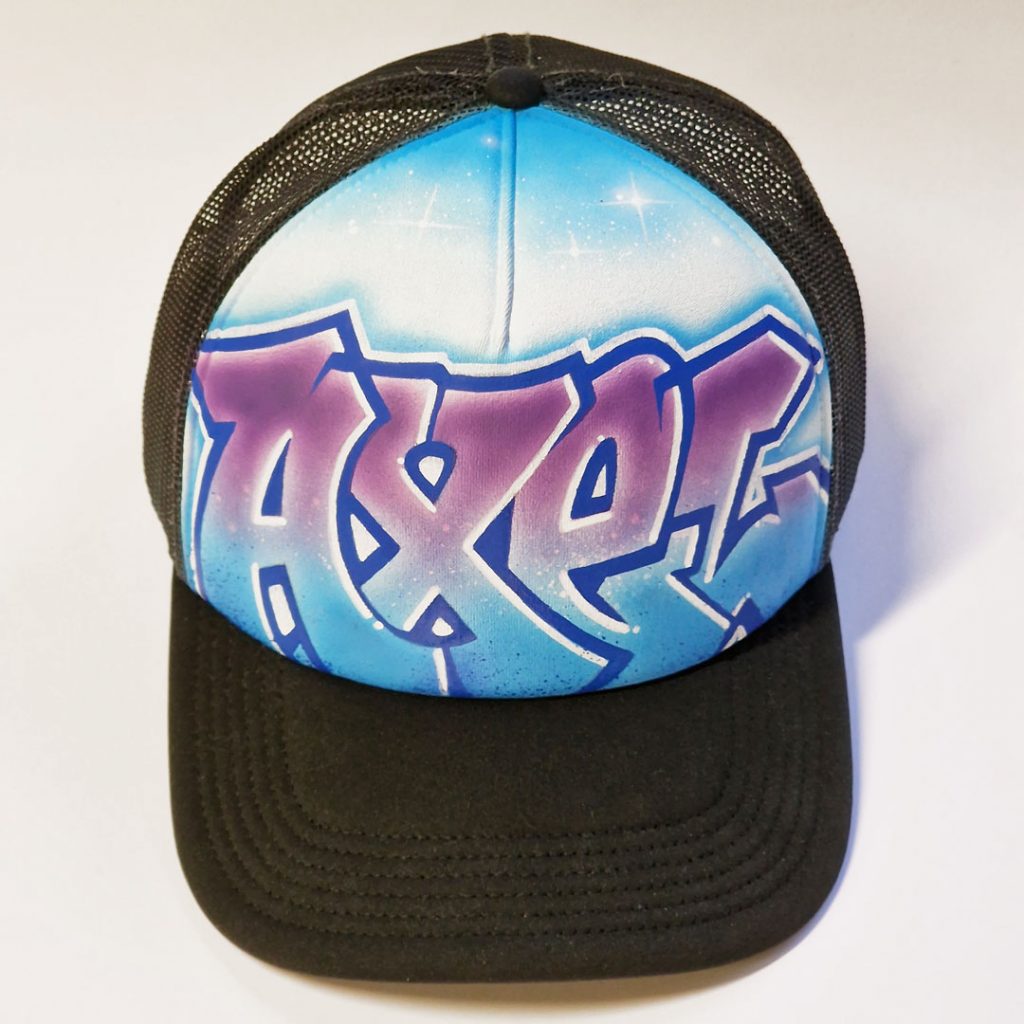 Casquette custom graffiti AXEL