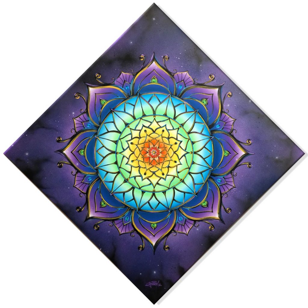 Madala décoratif sur toile
