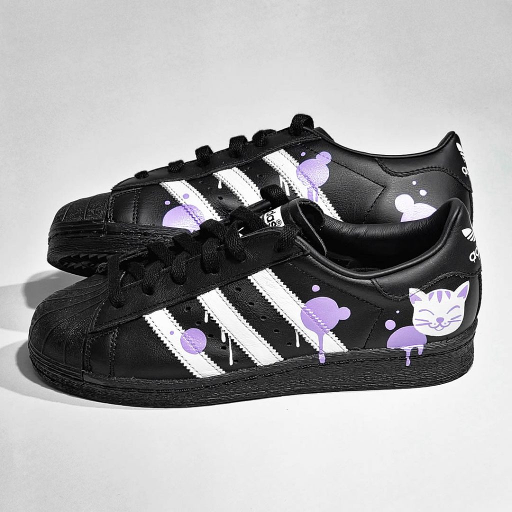 Baskets Adidas Superstar 82 personnalisée