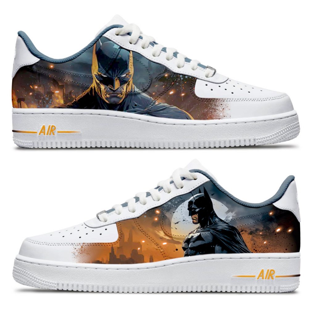 Baskets Nike Air custom personnalisées Batman