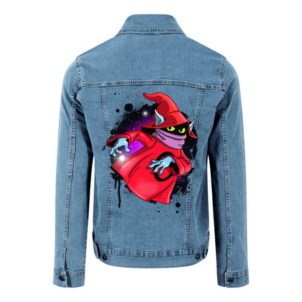 Veste en jean custom personnalisé Orko