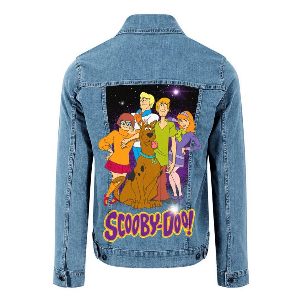 Veste en jean custom personnalisé Scooby-Doo