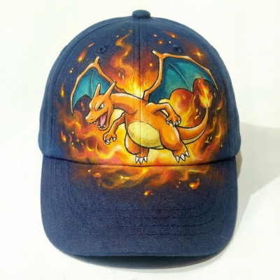 Casquette enfant personnalise Pokemon Dracofeu 2