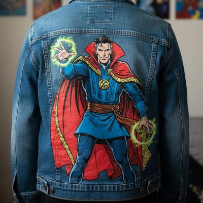 Veste custom personnalisée "Dr Strange"