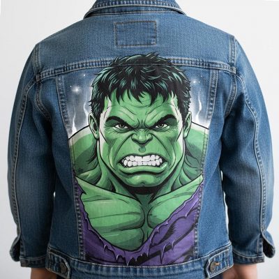 Veste custom personnalisée "Hulk"