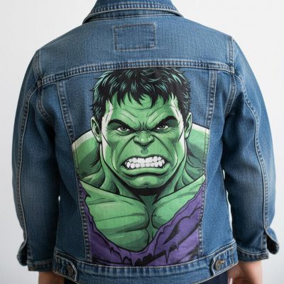 Veste custom personnalisée "Hulk"