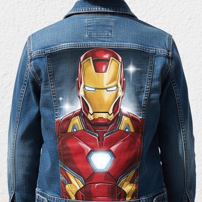Veste custom personnalisée "Iron Man"