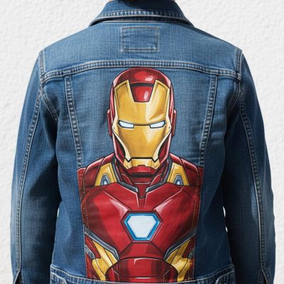 Veste custom personnalisée "Iron Man"