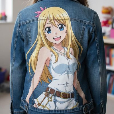 Veste custom personnalisée "Lucy Fairy Tail"