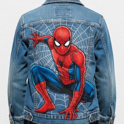 Veste custom personnalisée "Spider-Man"