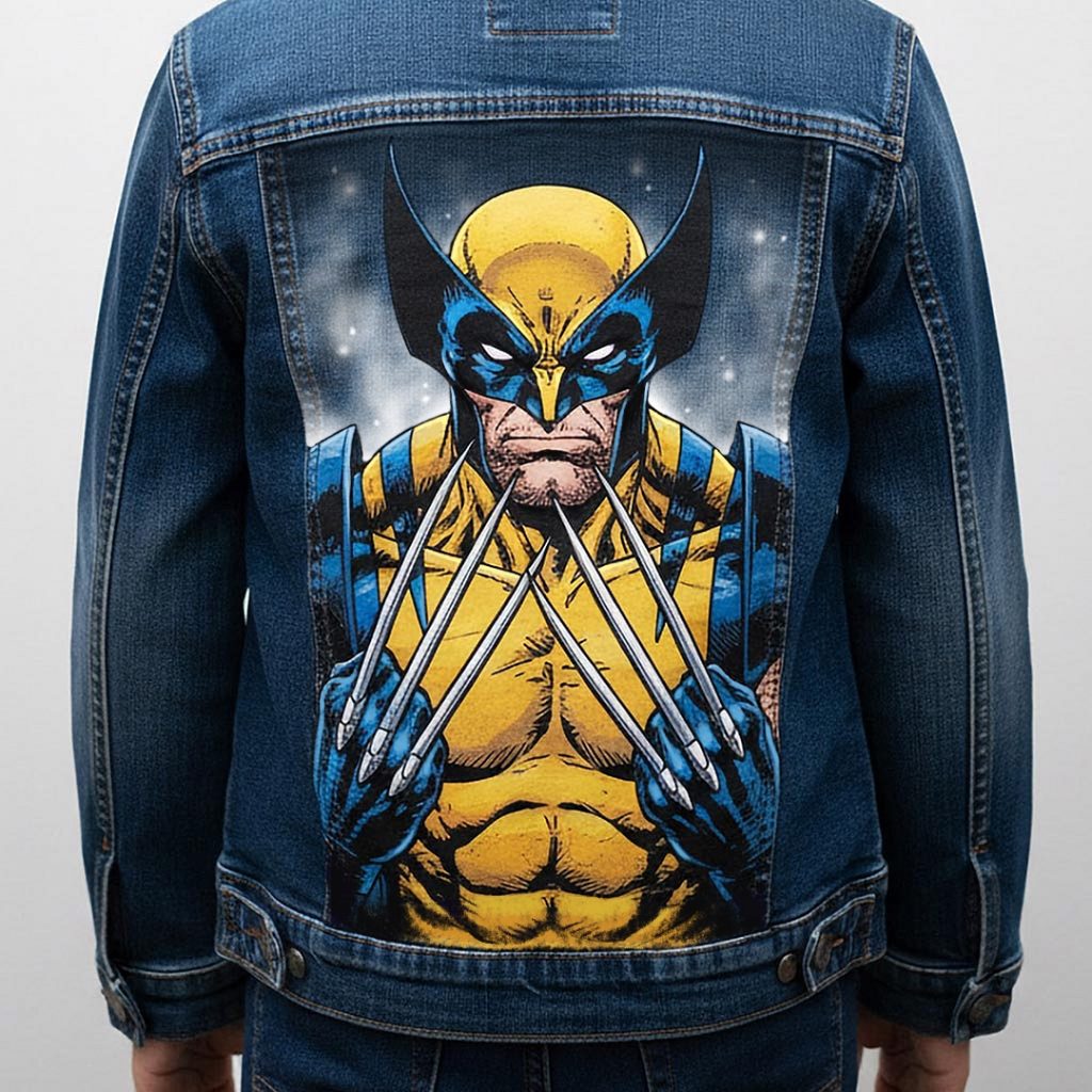 Veste custom personnalisée "Wolverine"