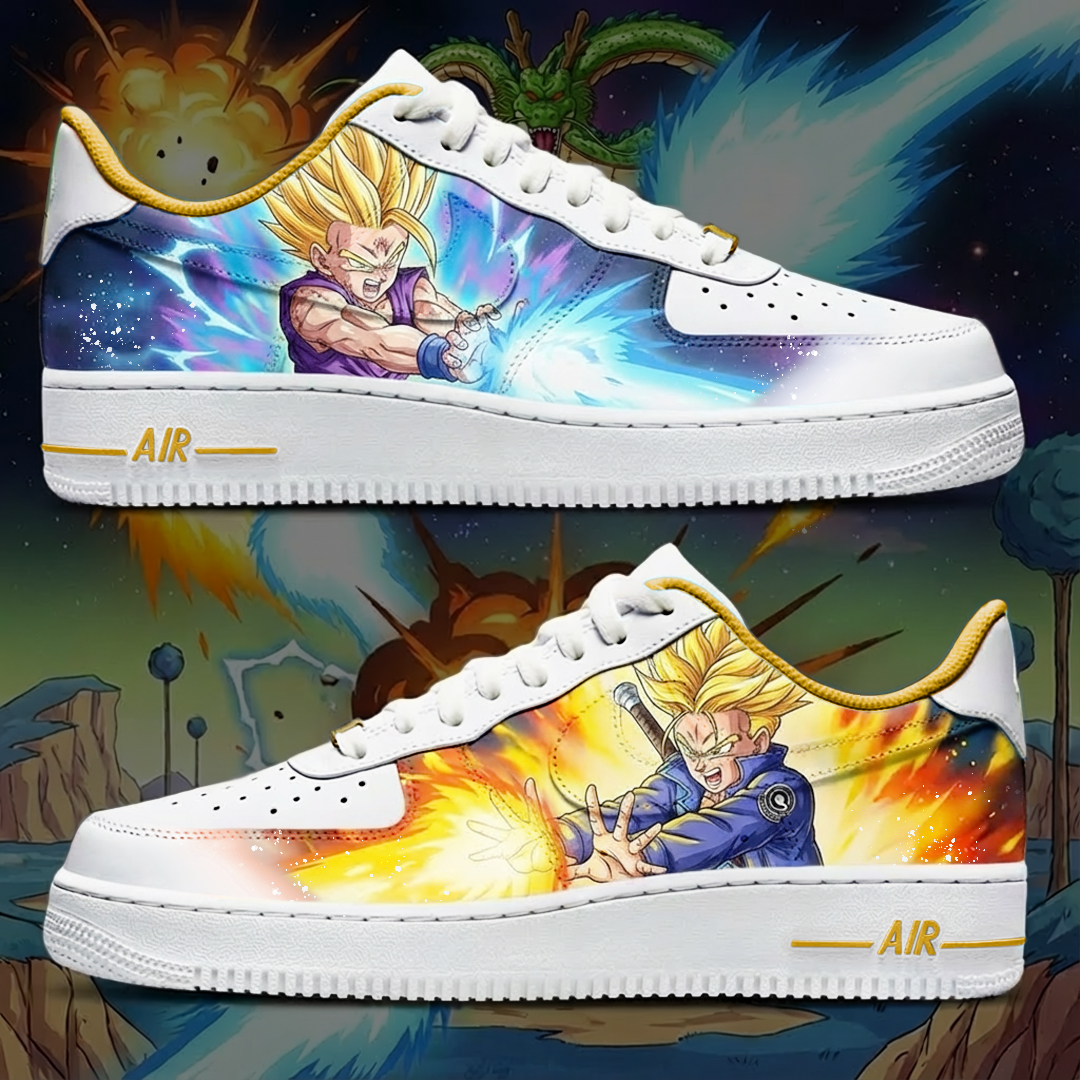 Custom personnalisé "Gohan et Trunks" sur Air Force 1