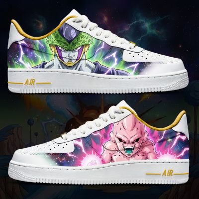Custom personnalisé "Cell et Kid Boo" sur Air Force 1