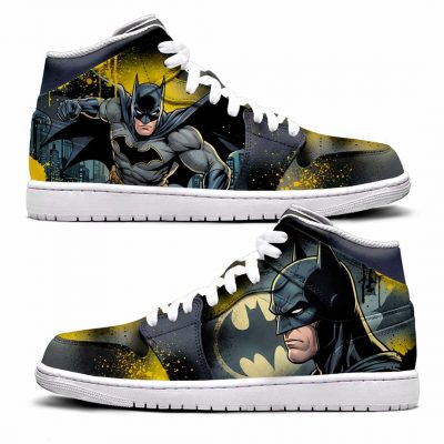 Custom "Batman" sur Nike Air Jordan 1 Mid