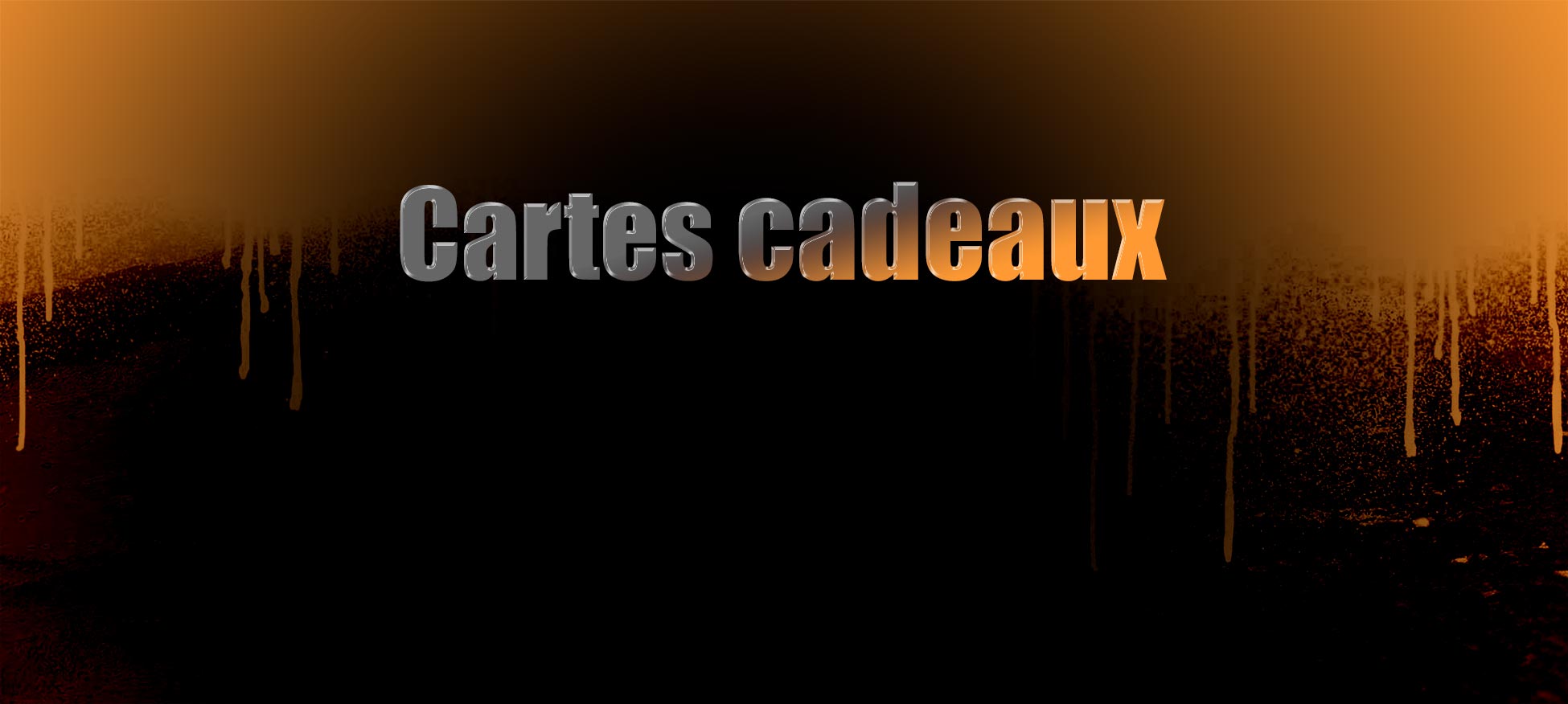 Cartes cadeaux pour la réalisation d'un custom personnalisé