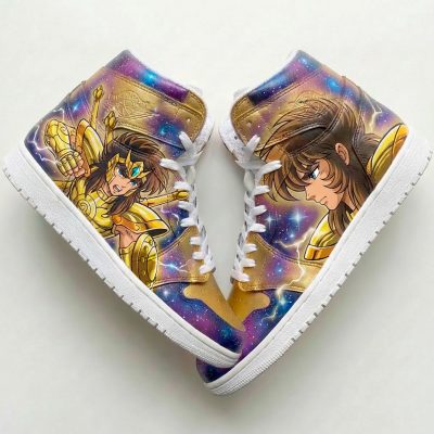 Custom "Saint Seiya - Dohko" sur Nike Air Jordan 1 Mid