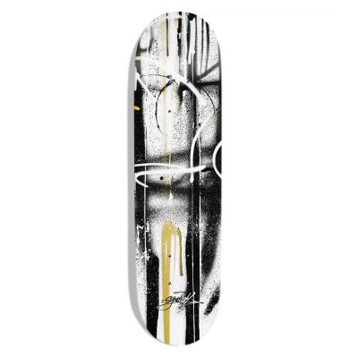 Planche de skateboard custom original "Syndrom - Abstract Graffiti"