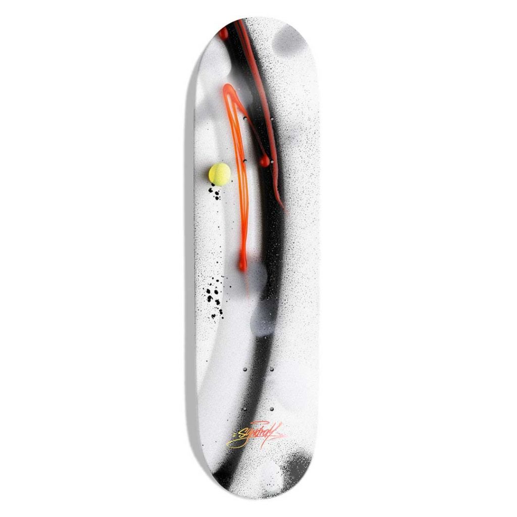 Planche de skateboard custom original "Syndrom - Abstract Graffiti"