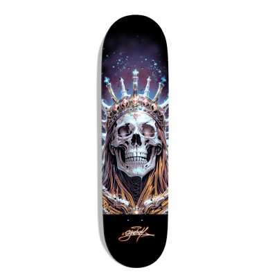 Planche de skateboard custom original "Godness Skeletor N°1"