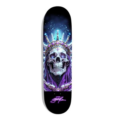 Planche de skateboard custom original "Godness Skeletor N°2"