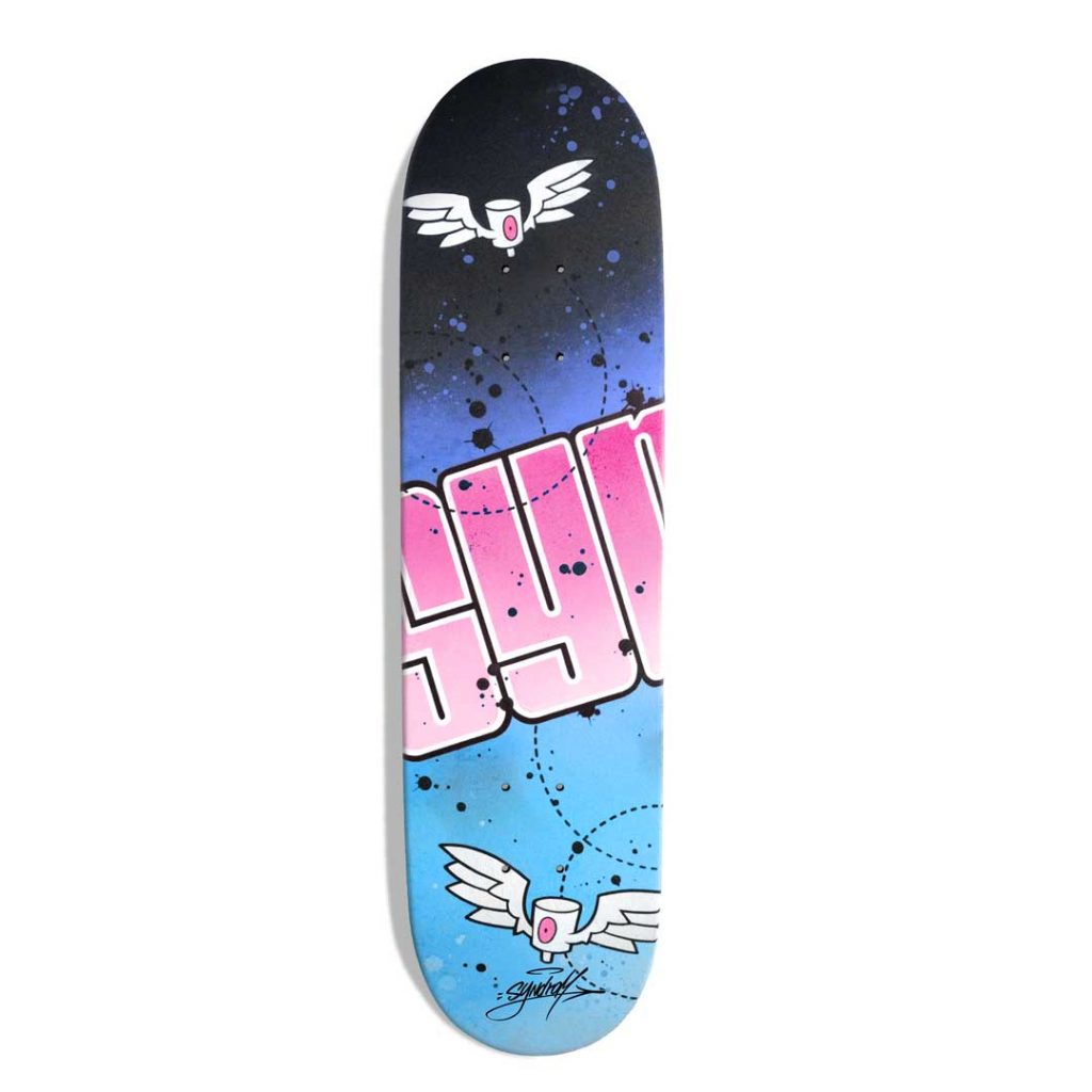 Planche de skateboard custom original "Syndrom"
