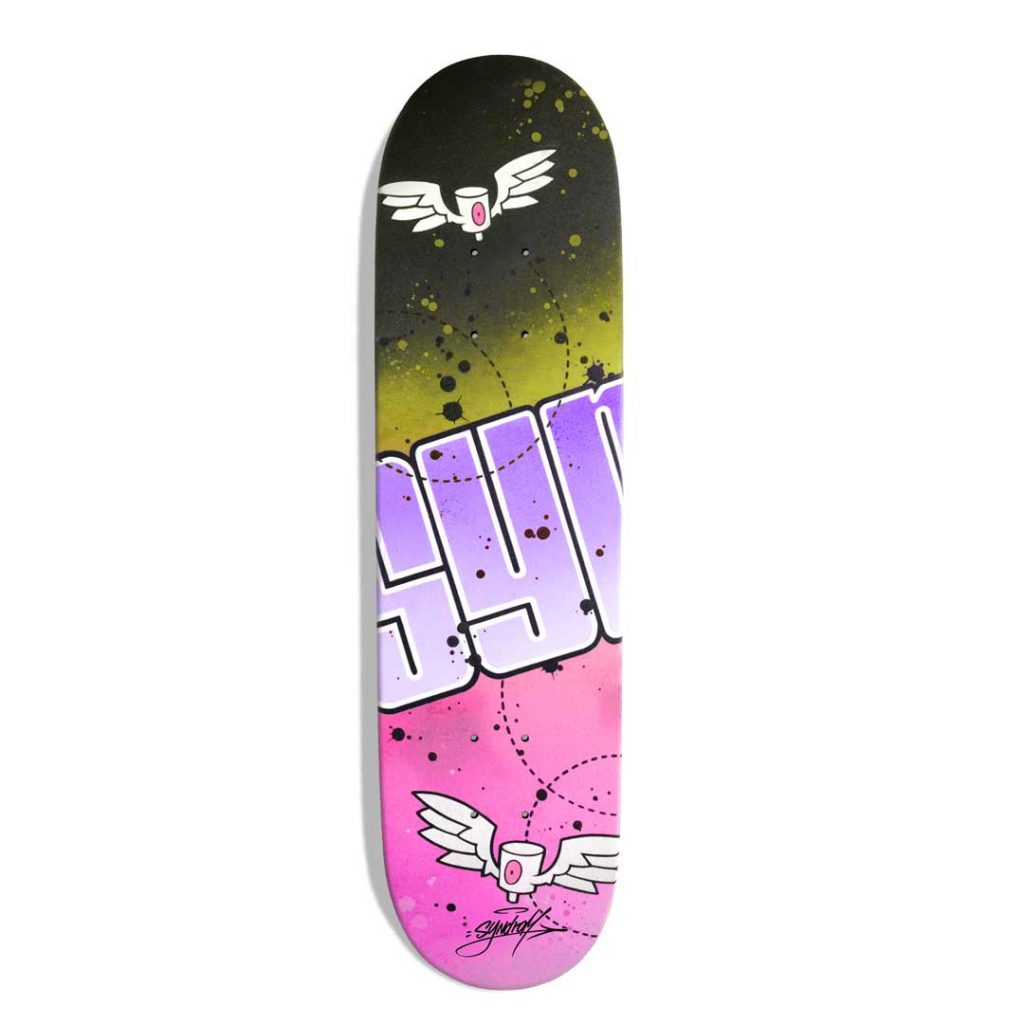 Planche de skateboard custom original "Syndrom"