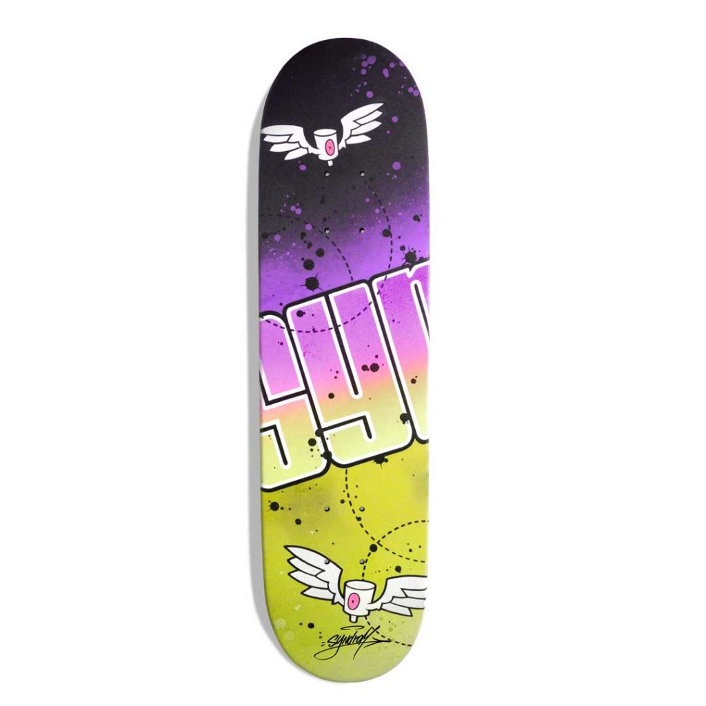 Planche de skateboard custom original "Syndrom"