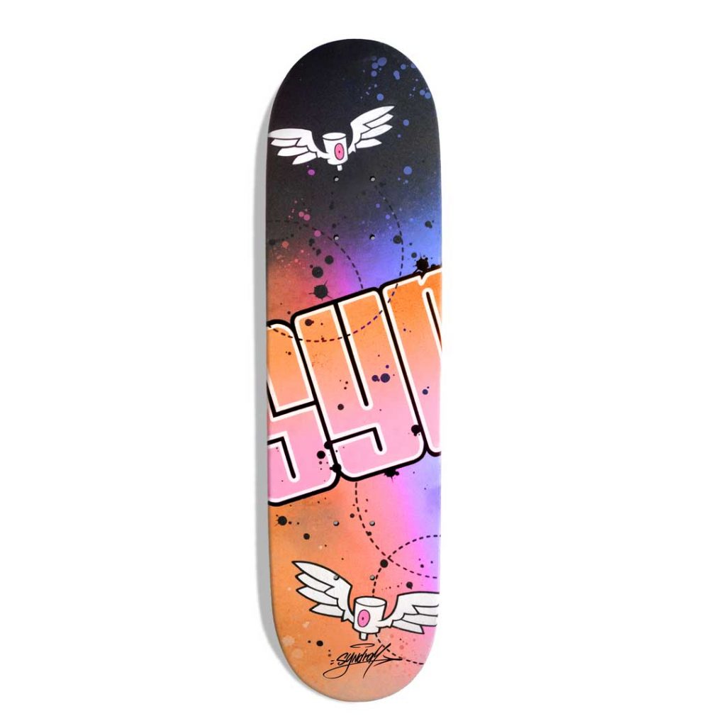 Planche de skateboard custom original "Syndrom"