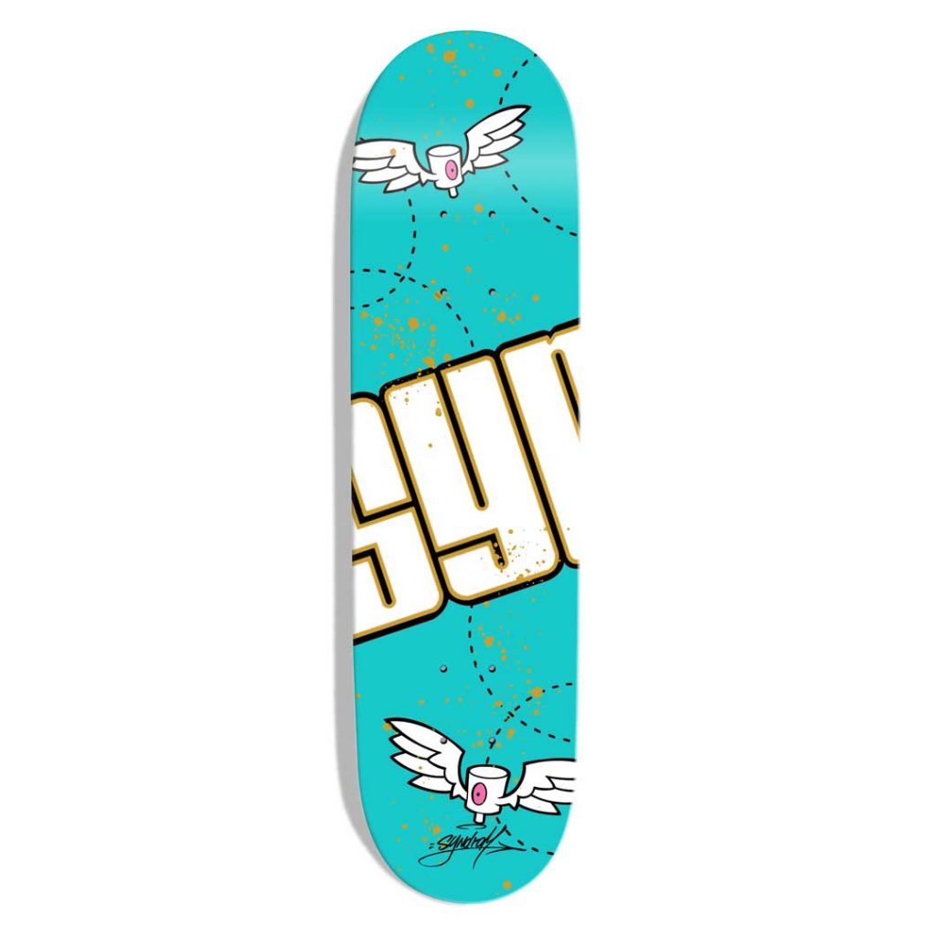 Planche de skateboard custom original "Syndrom"