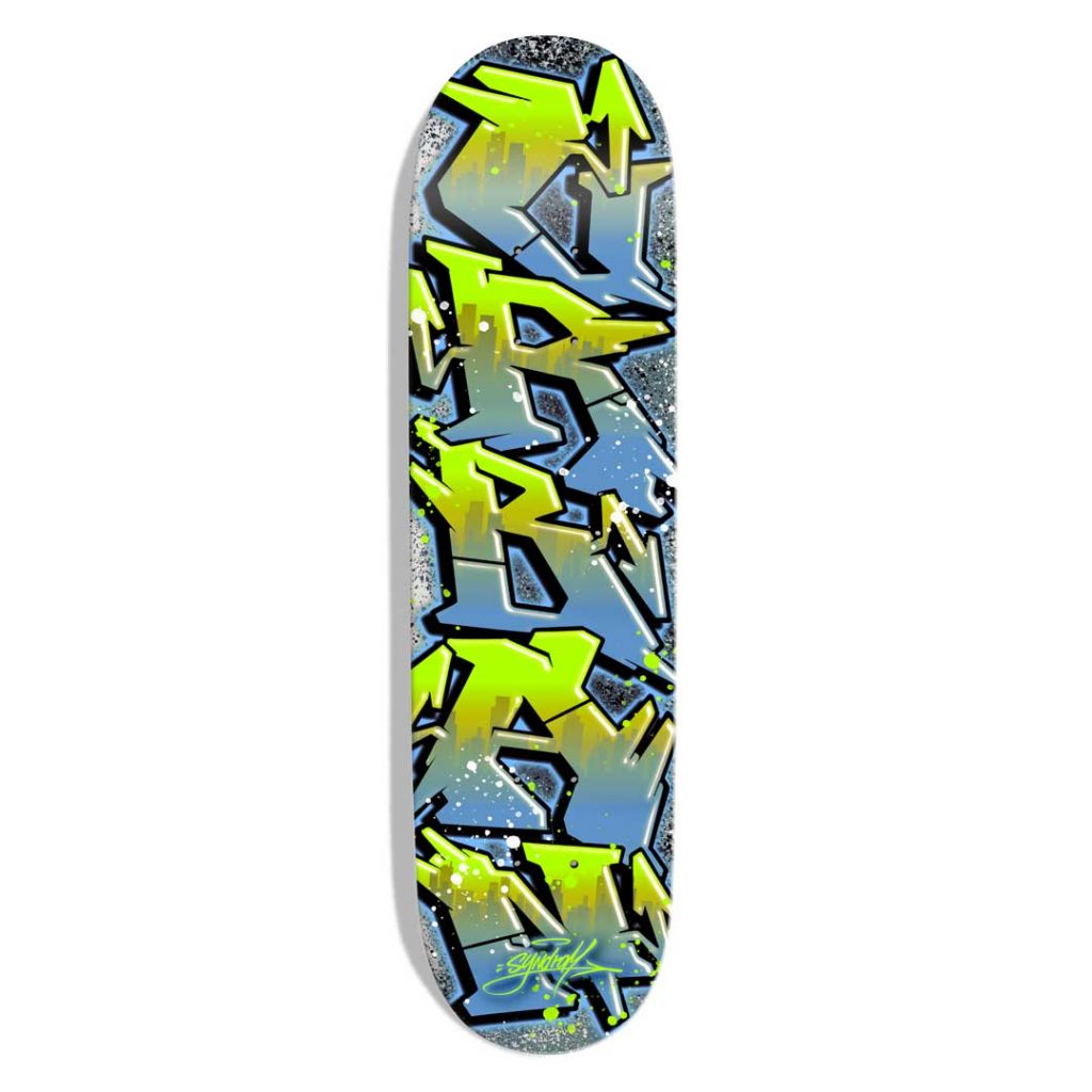 Planche de skateboard custom original "Urban Graffiti N°3"