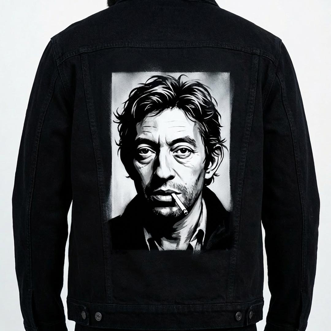 Veste custom personnalisée "Serge Gainsbourg"