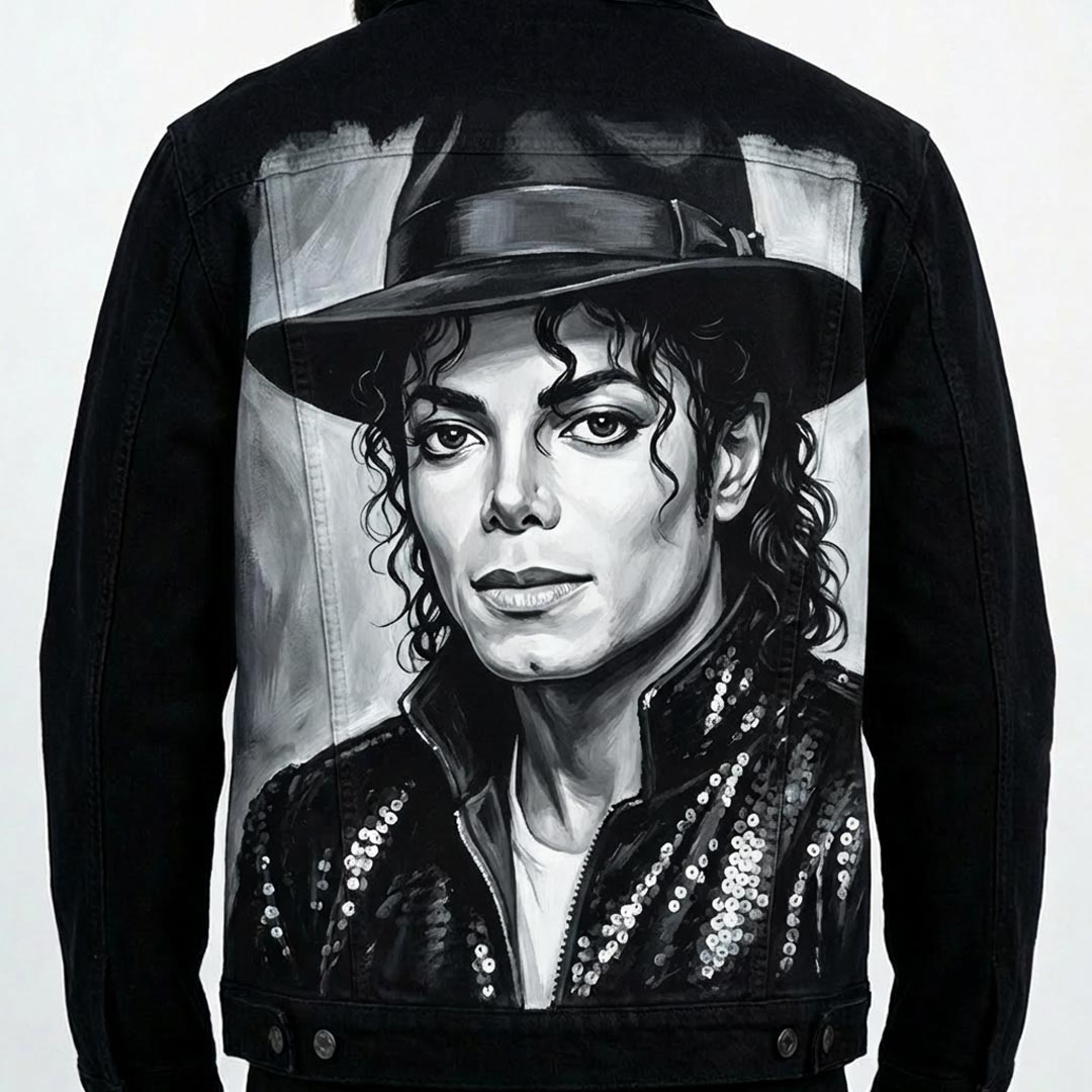 Veste custom personnalisée "Michael Jackson"