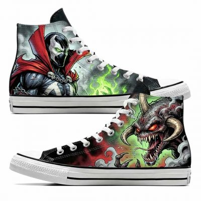 Custom personnalisé "Spawn" sur Converse Chuck Tailor All Star - High Top