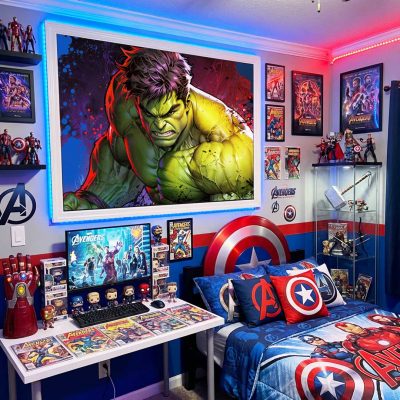 Création originale de tableau décoratif Super-héros Collection personnalisé