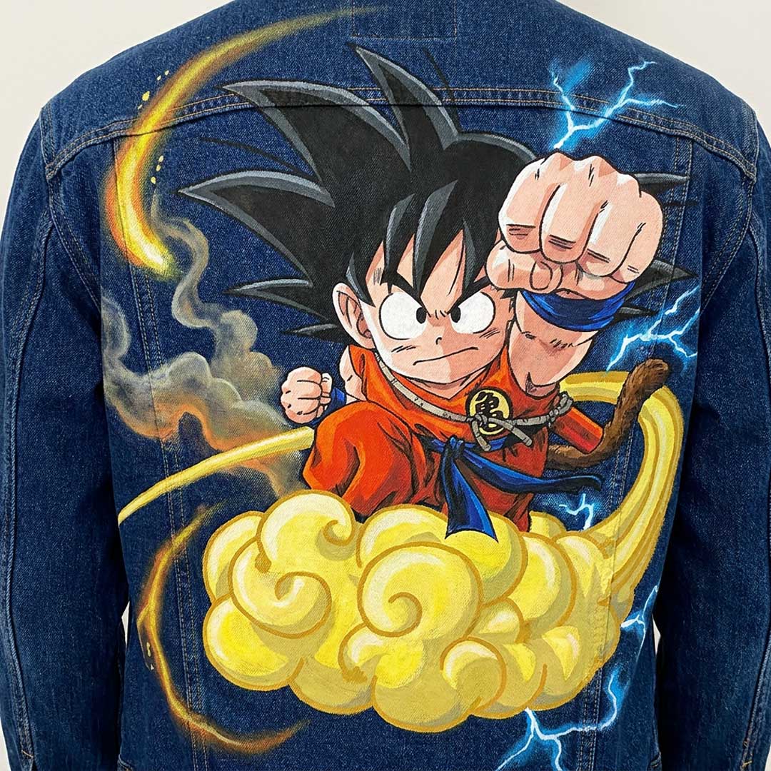 Veste custom personnalisée "Son Goku"