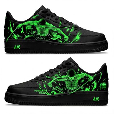 Custom personnalisé "One Piece - Roronoa Zoro" sur Air Force 1