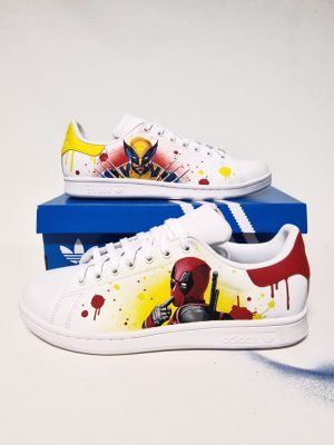 Custom Stan Smith personnalisée Marvel