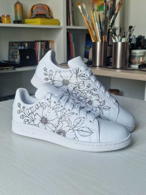 Custom Stan Smith personnalisée Floral
