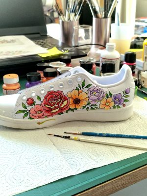 Custom Stan Smith personnalisée Floral