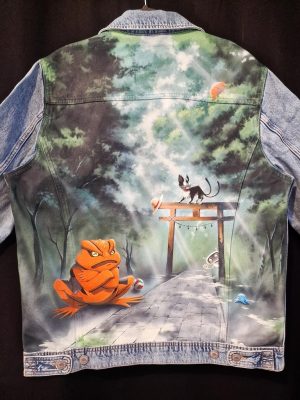 Veste en jean personnalisée "Personnages de Manga animé"